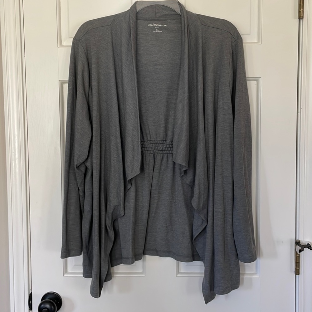 Knit Flyaway cardigan 3X